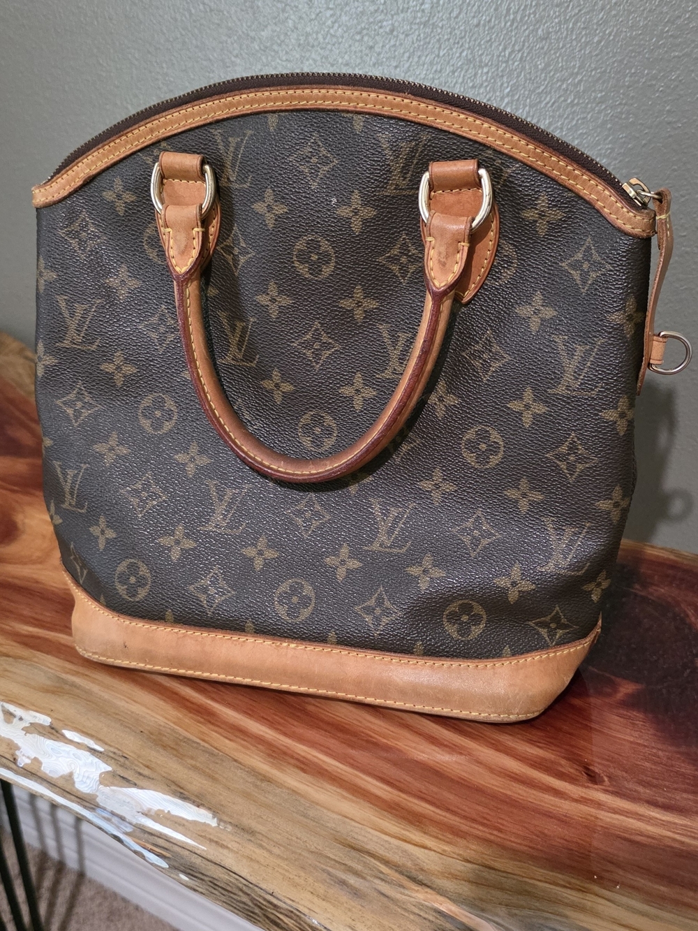 Louis Vuitton Brown Monogram Lockit PM Bag